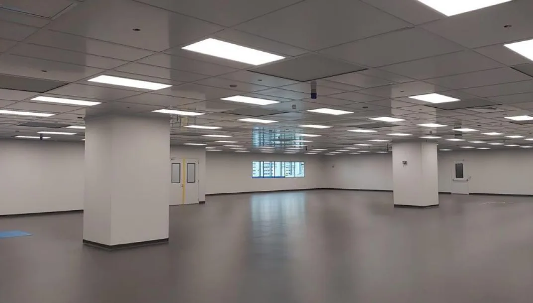 ESD flooring installation in a cleanroom in Malaysia